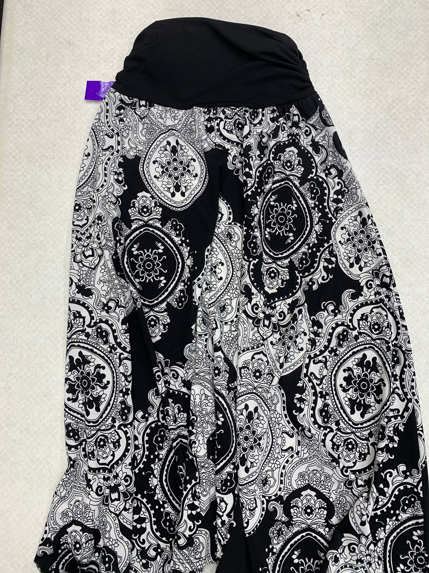 Skirt Maxi By Apt 9 In Black White, Size: S