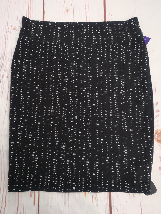 Skirt Midi By Lularoe In Black, Size: 3x