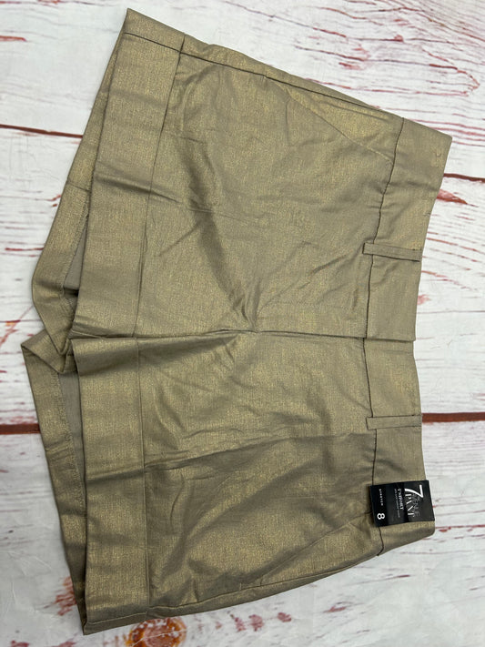 Shorts By New York And Co In Gold, Size: 8