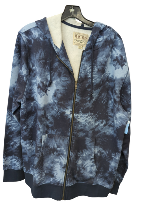 Jacket Fleece By Clothes Mentor In Blue, Size: L