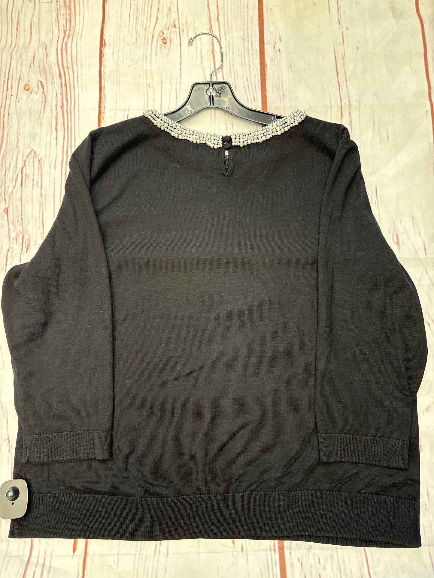 Top Long Sleeve By Talbots In Black, Size: Xl