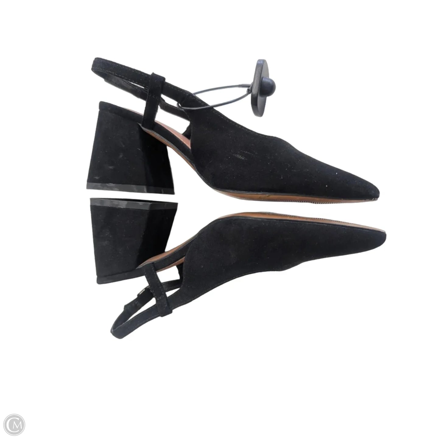 Shoes Heels Block By Asos In Black, Size: 7
