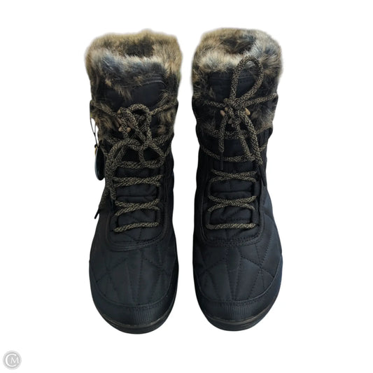 Boots Snow By Columbia In Black, Size: 9