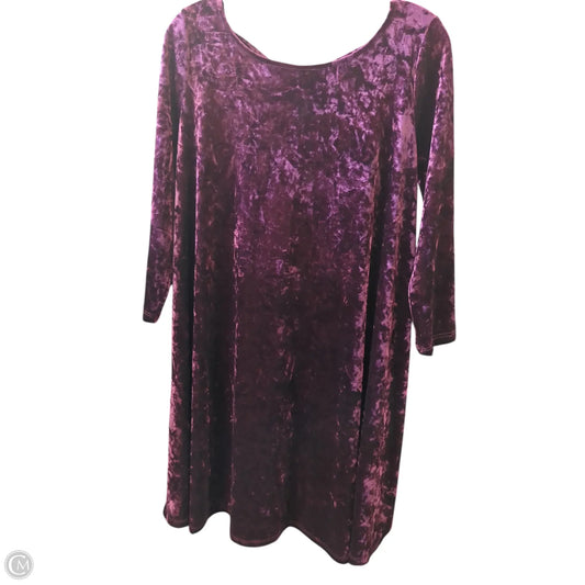 Dress Casual Midi By Ee Some In Maroon, Size: S