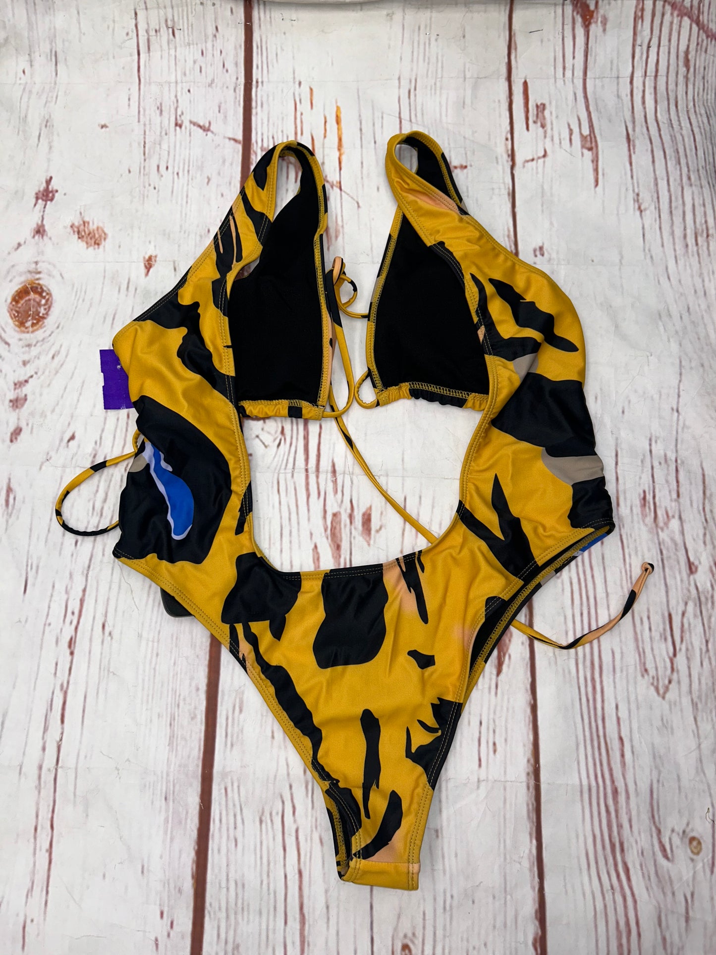 Swimsuit By Clothes Mentor In Yellow, Size: Xl