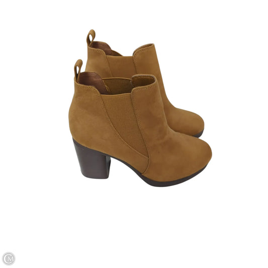 Boots Ankle Heels By American Eagle In Tan, Size: 8