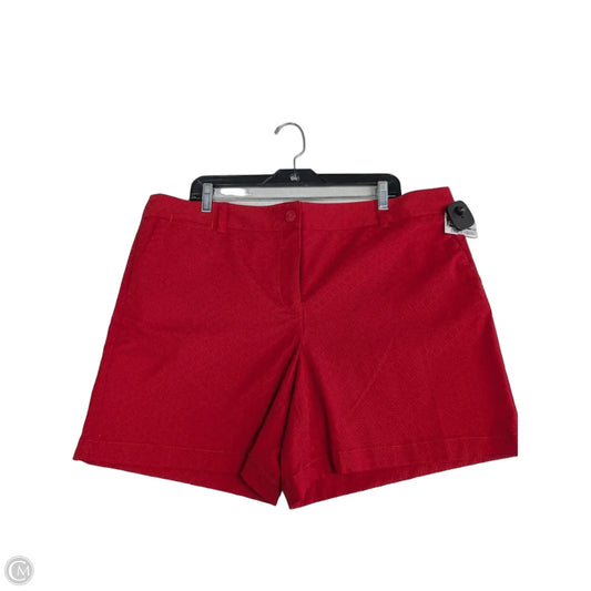Shorts By Loft In Red, Size: 16