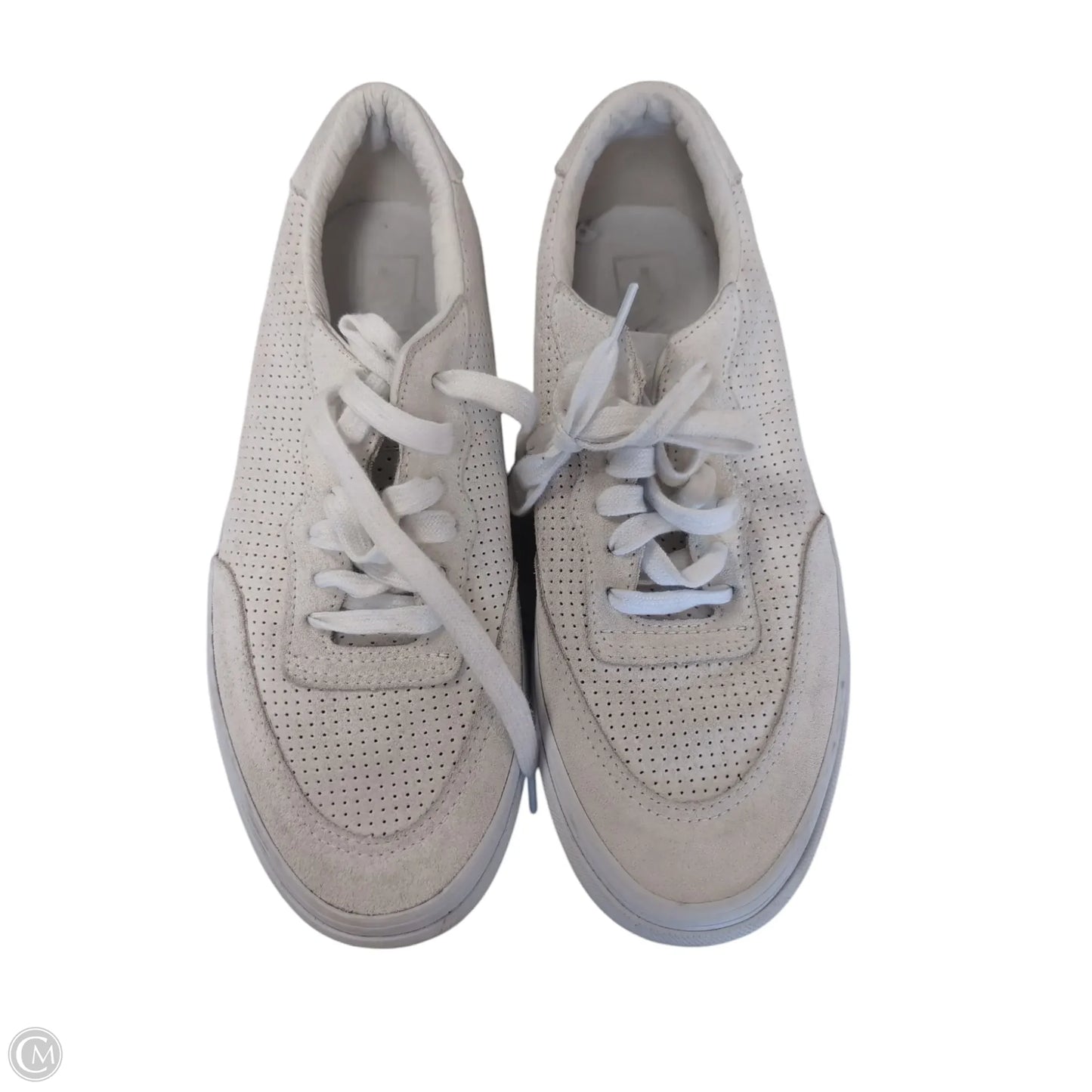 Shoes Sneakers By Vans In Cream, Size: 8.5