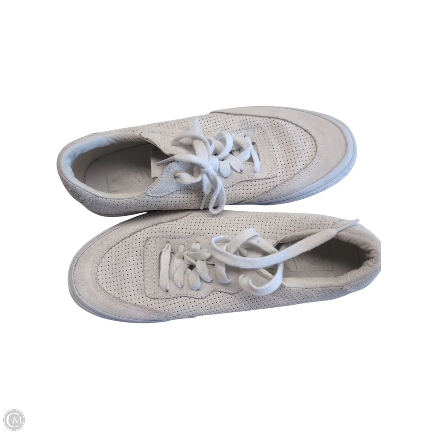 Shoes Sneakers By Vans In Cream, Size: 8.5