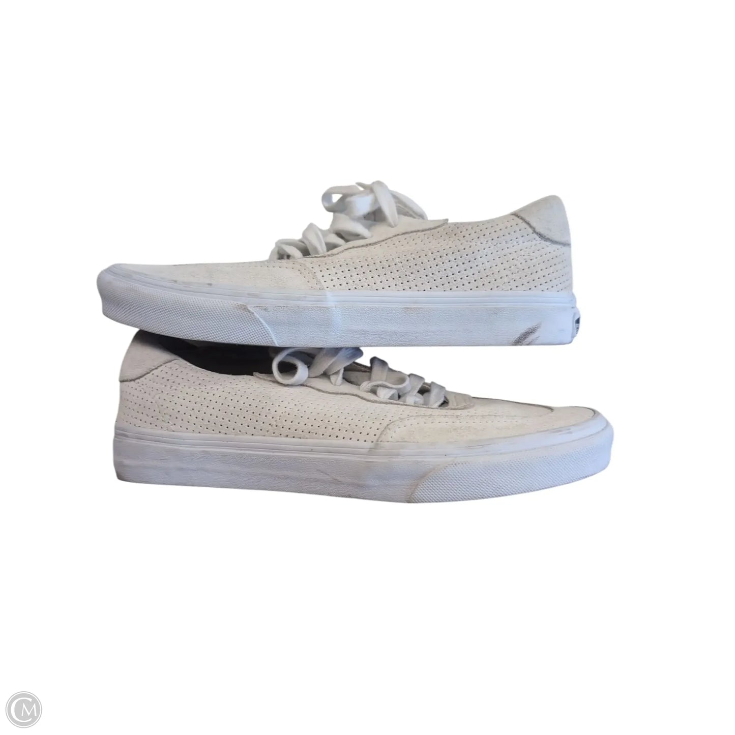 Shoes Sneakers By Vans In Cream, Size: 8.5