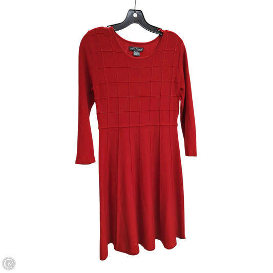Dress Casual Midi By Jessica Howard In Red, Size: S