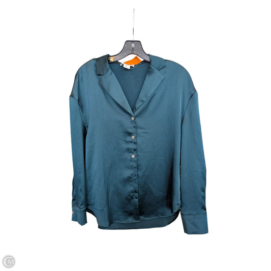 Top Long Sleeve By Rachel Zoe In Green, Size: S
