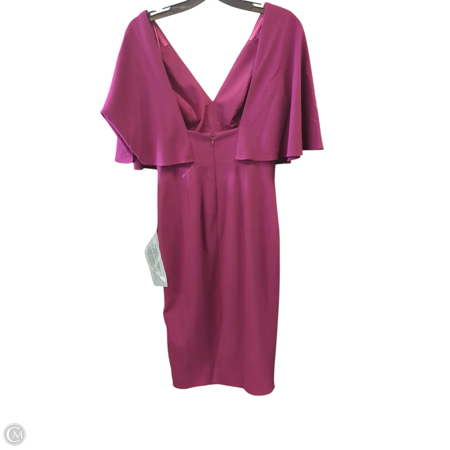 Dress Party Midi By Dress The Population In Purple, Size: S