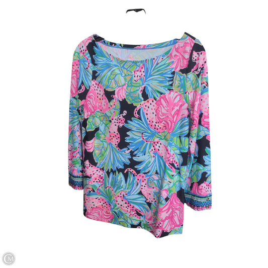 Top Long Sleeve Designer By Lilly Pulitzer In Multi-colored, Size: S