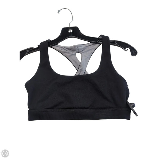 Athletic Bra By Clothes Mentor In Black, Size: S