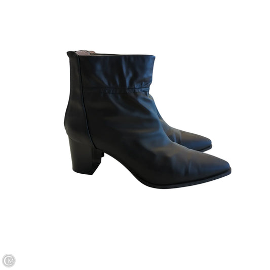 Boots Ankle Heels By Journee In Black, Size: 10