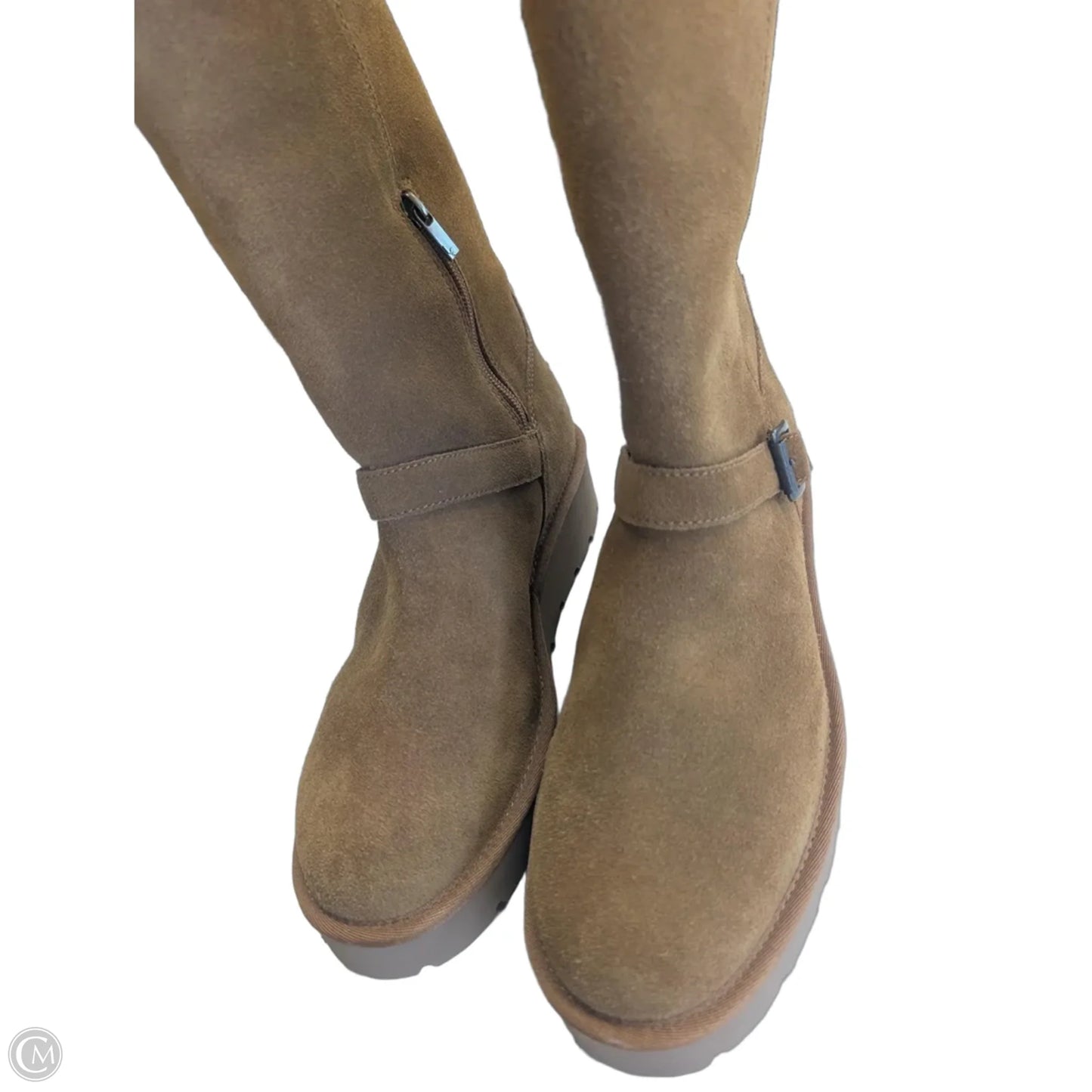 Boots Mid-calf Flats By Koolaburra By Ugg In Brown, Size: 10