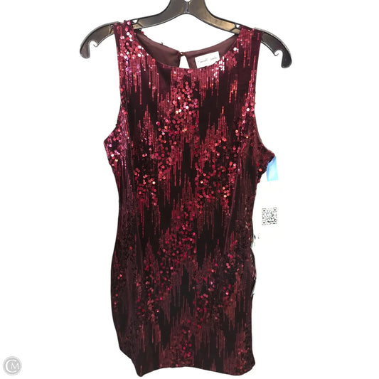 Dress Party Short By Clothes Mentor In Maroon, Size: L