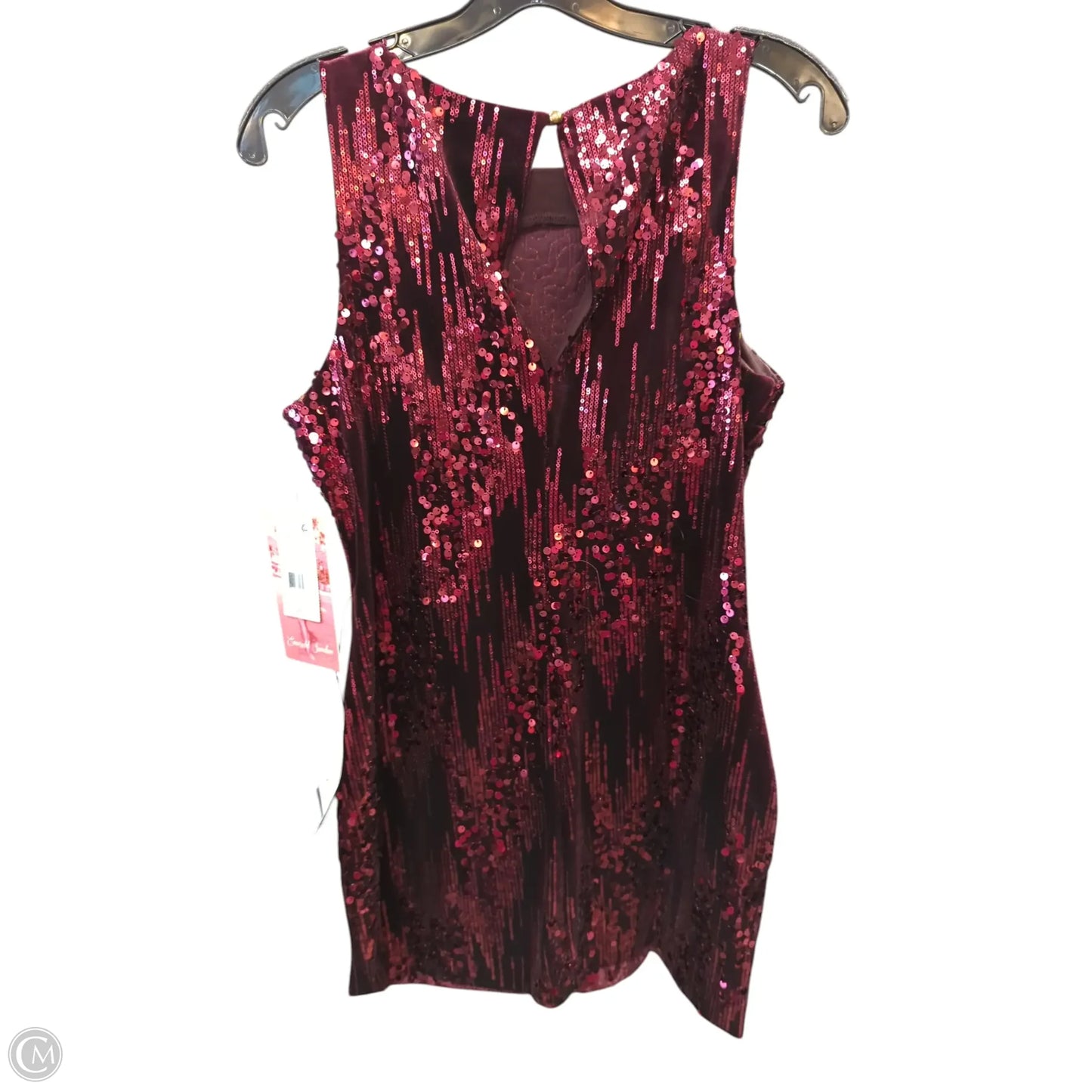 Dress Party Short By Clothes Mentor In Maroon, Size: L