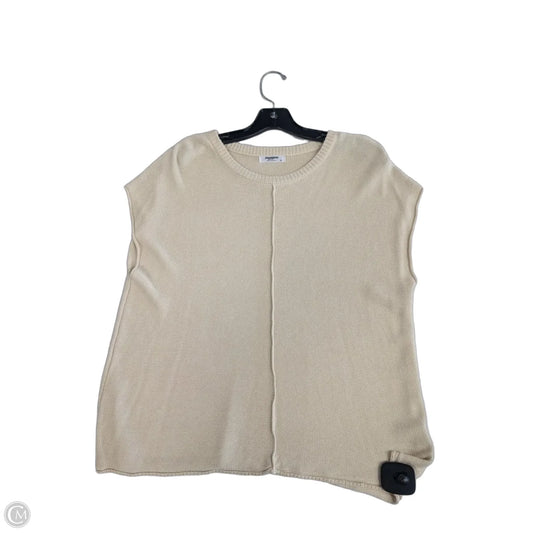 Vest Sweater By Zeagoo In Cream, Size: Xl