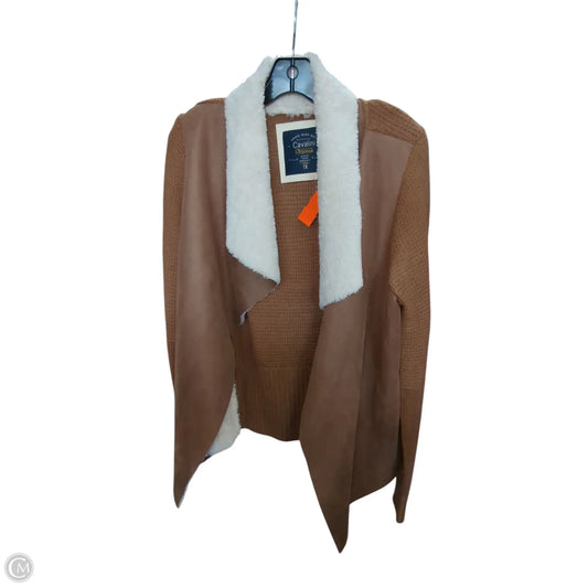 Cardigan By Clothes Mentor In Brown, Size: 1x