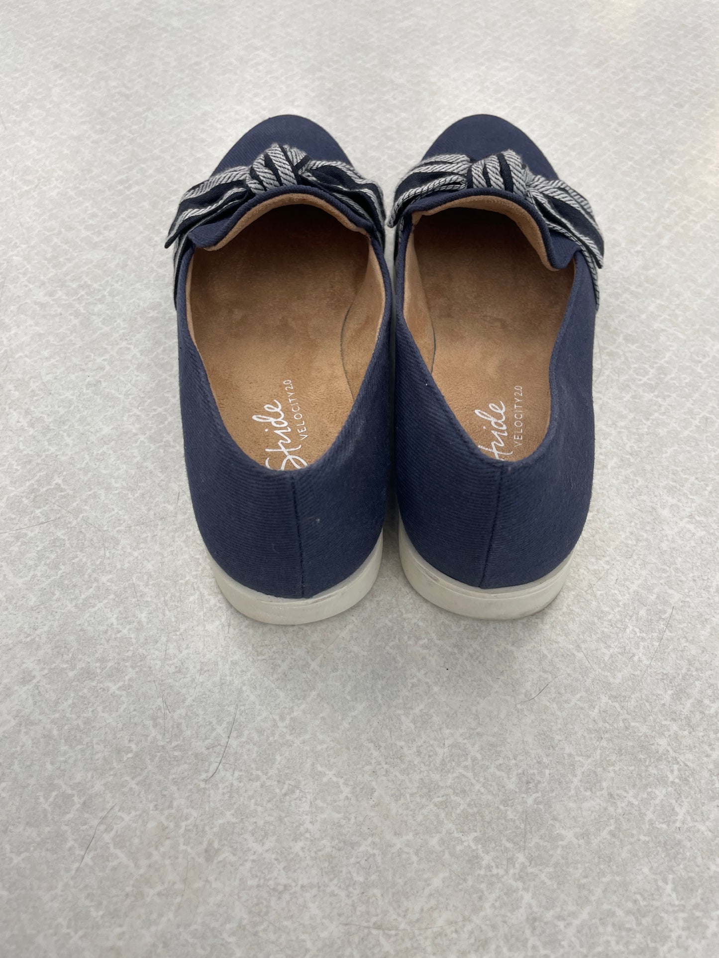 Navy Shoes Flats Mule & Slide Life Stride, Size 8