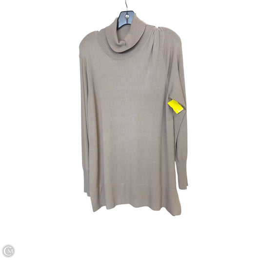 Top Long Sleeve By Soft Surroundings In Taupe, Size: M