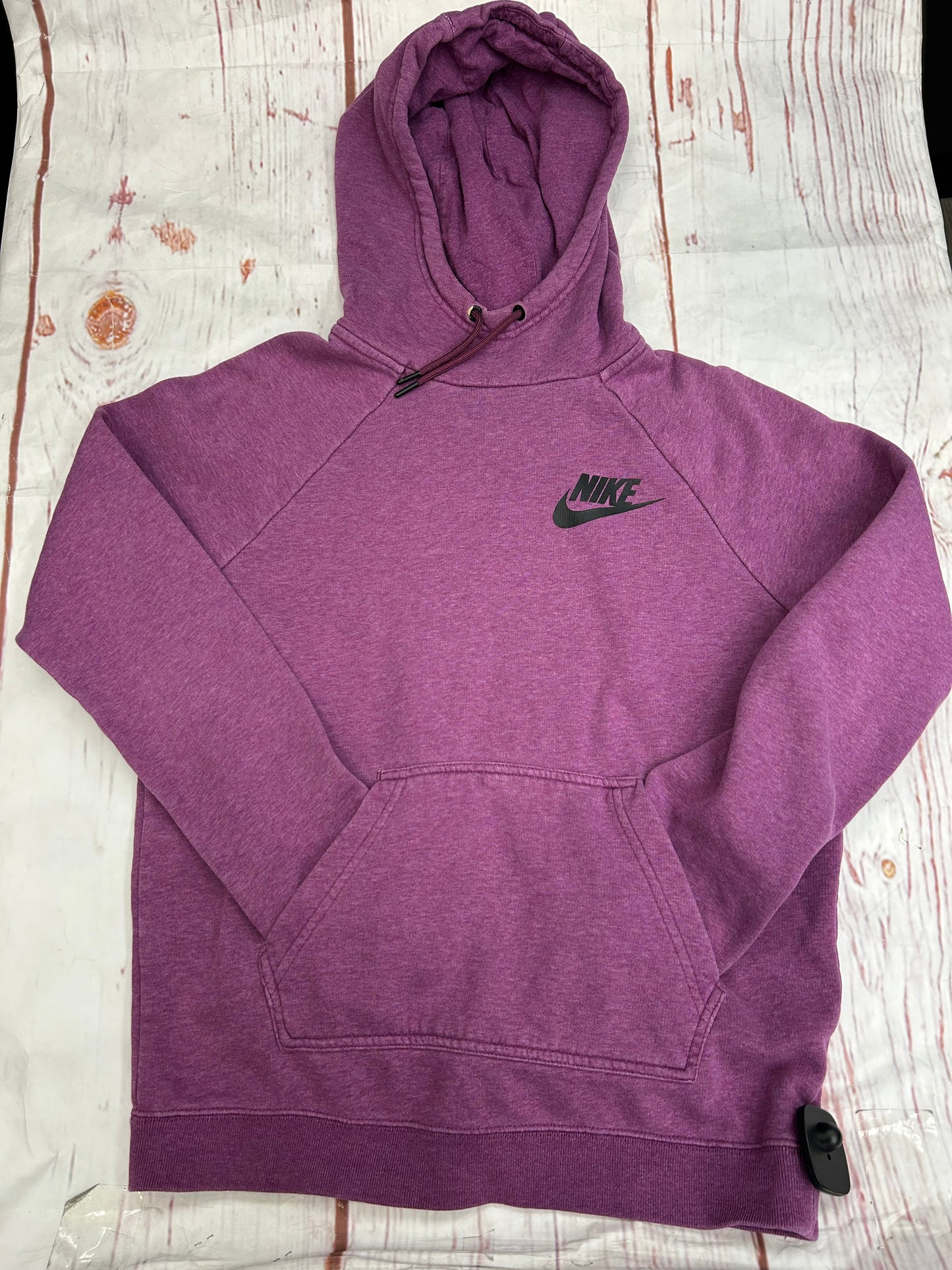 Sweatshirt Hoodie By Nike Apparel In Purple, Size: S