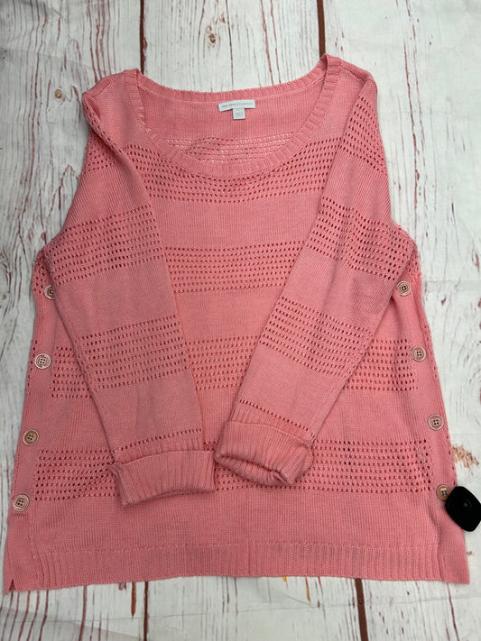 Sweater By New York And Co In Pink, Size: Xl