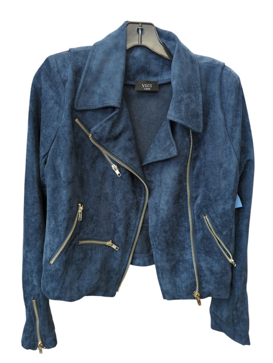 Jacket Other By Vici In Blue, Size: L