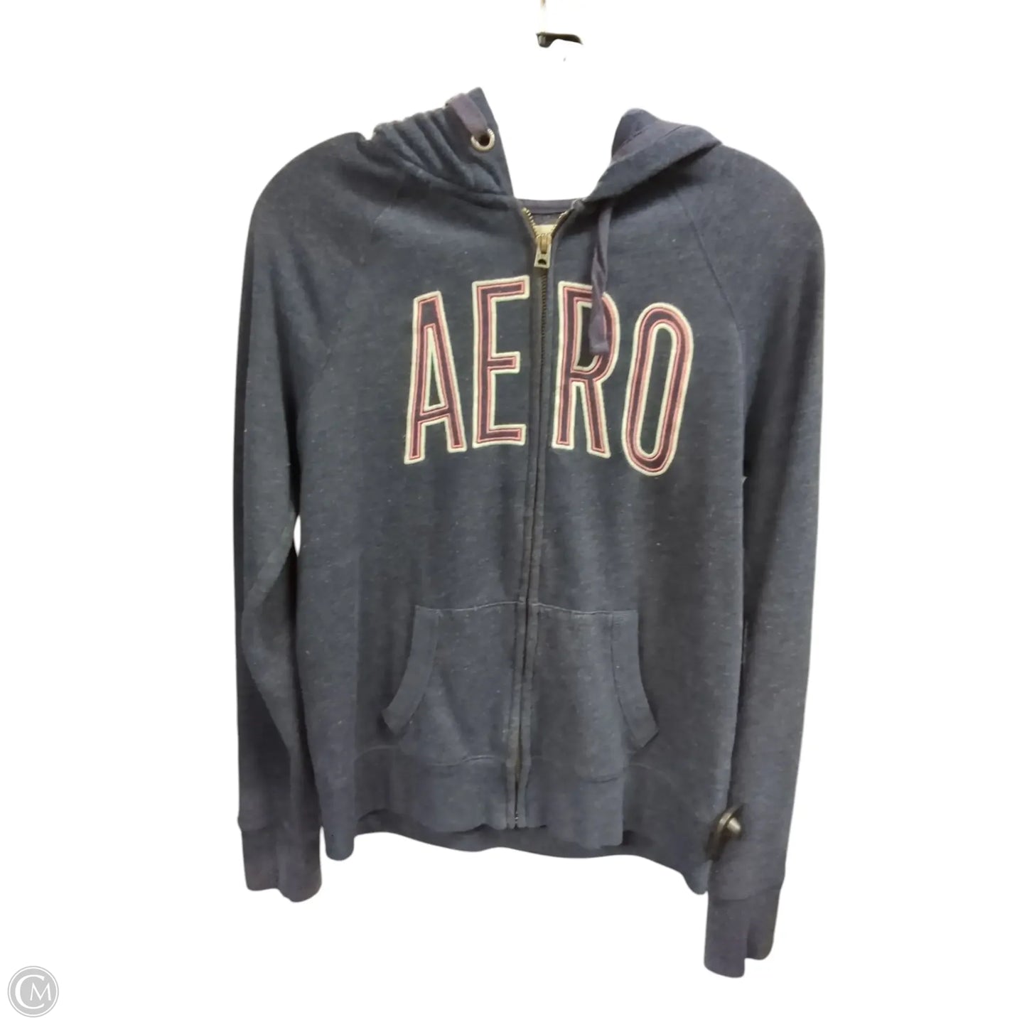 Jacket Fleece By Clothes Mentor In Navy, Size: S