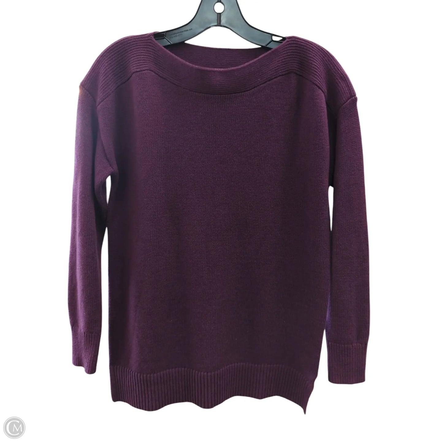 Sweater By Loft In Purple, Size: Xs