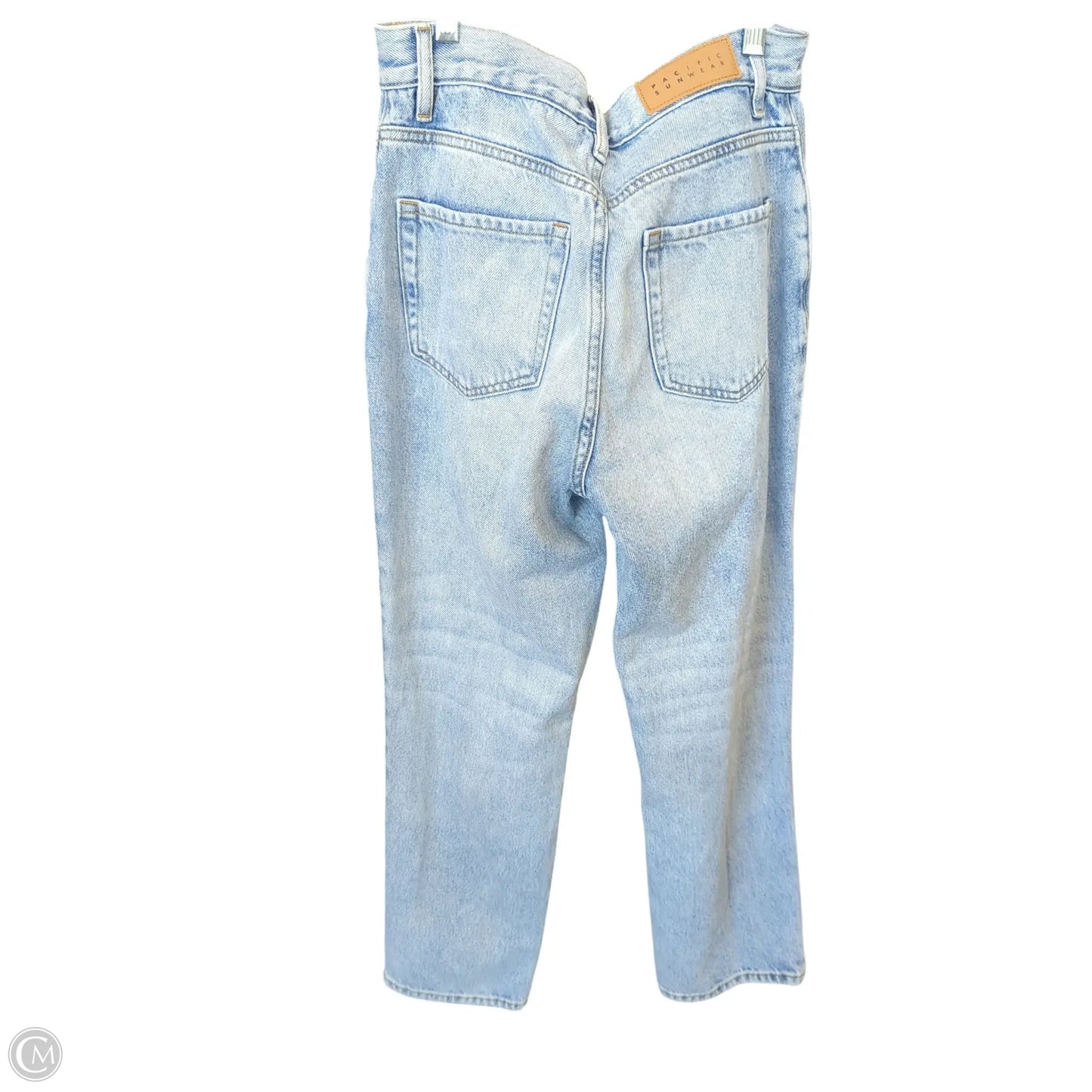 Jeans Straight By Pacsun In Blue Denim, Size: 2