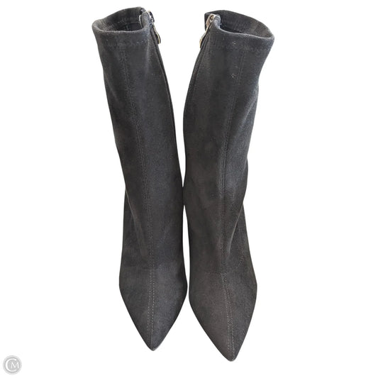 Boots Ankle Heels By Clothes Mentor In Black, Size: 7.5