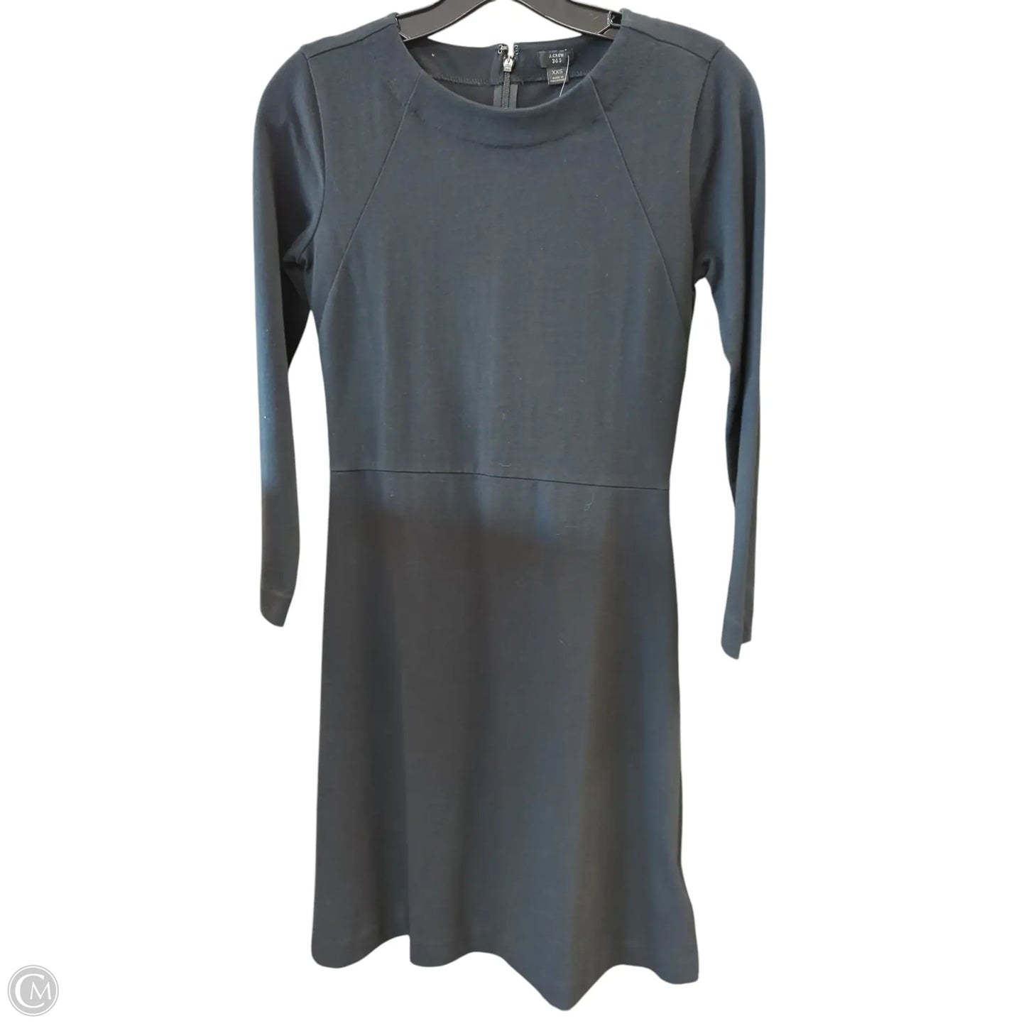 Dress Casual Midi By J. Crew In Black, Size: Xxs