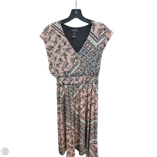 Dress Casual Midi By Enfocus In Multi-colored, Size: 12