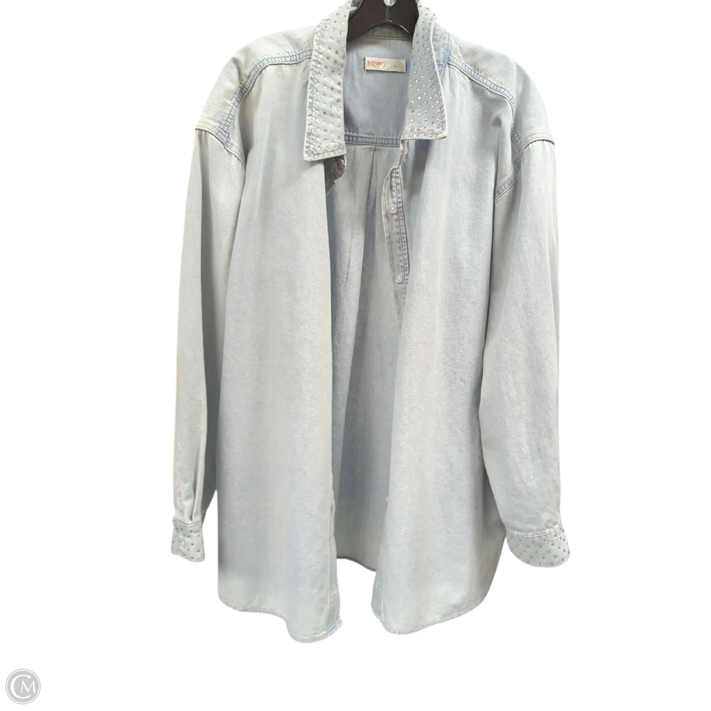 Jacket Other By Clothes Mentor In Blue, Size: 2x
