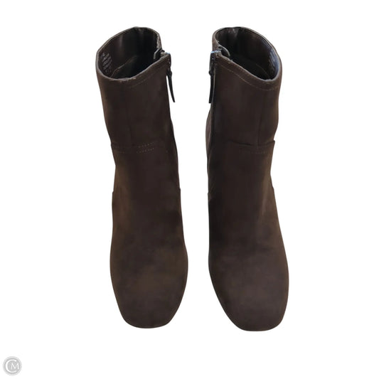 Boots Ankle Flats By Kelly And Katie In Brown, Size: 7.5