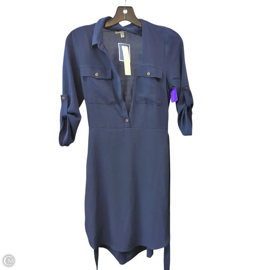 Dress Casual Midi By Monteau In Blue, Size: S