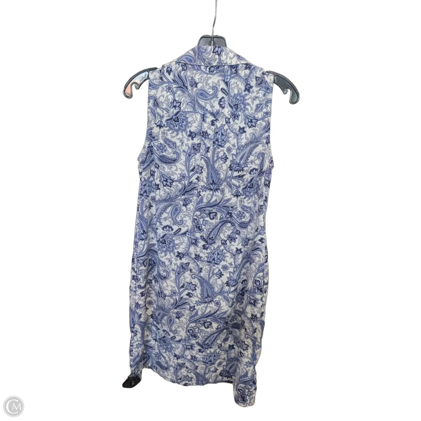 Dress Casual Midi By Banana Republic In Blue, Size: 2