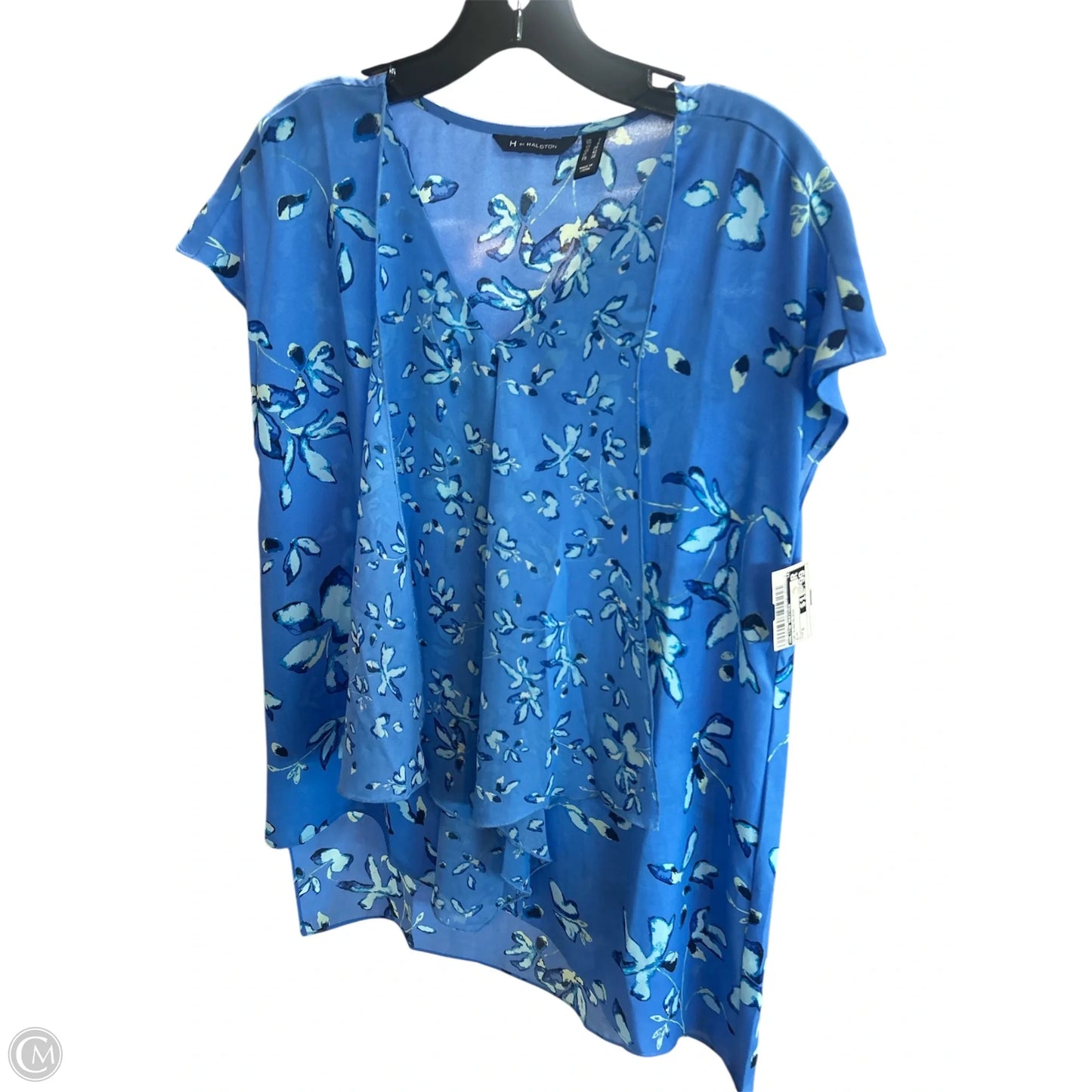 Top Sleeveless By Halston Heritage In Blue, Size: S