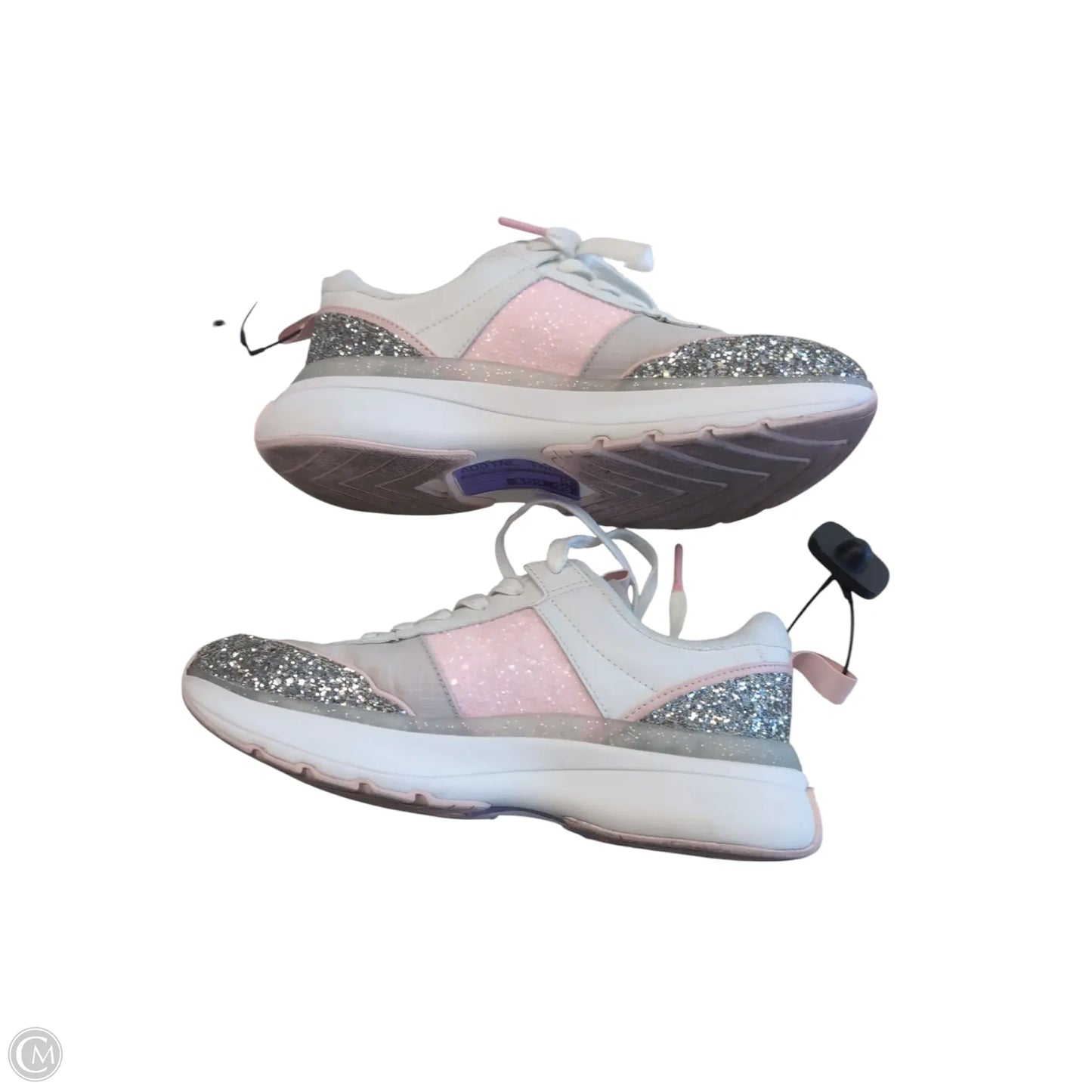 Shoes Designer By Kate Spade In Pink & Silver, Size: 8