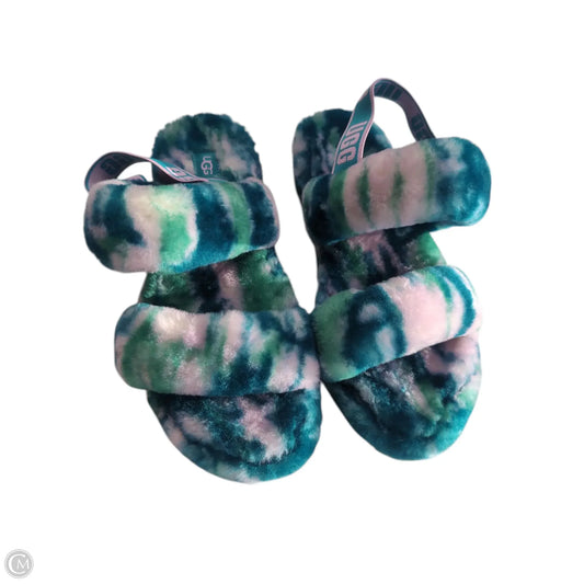 Sandals Designer By Ugg In Multi-colored, Size: 10