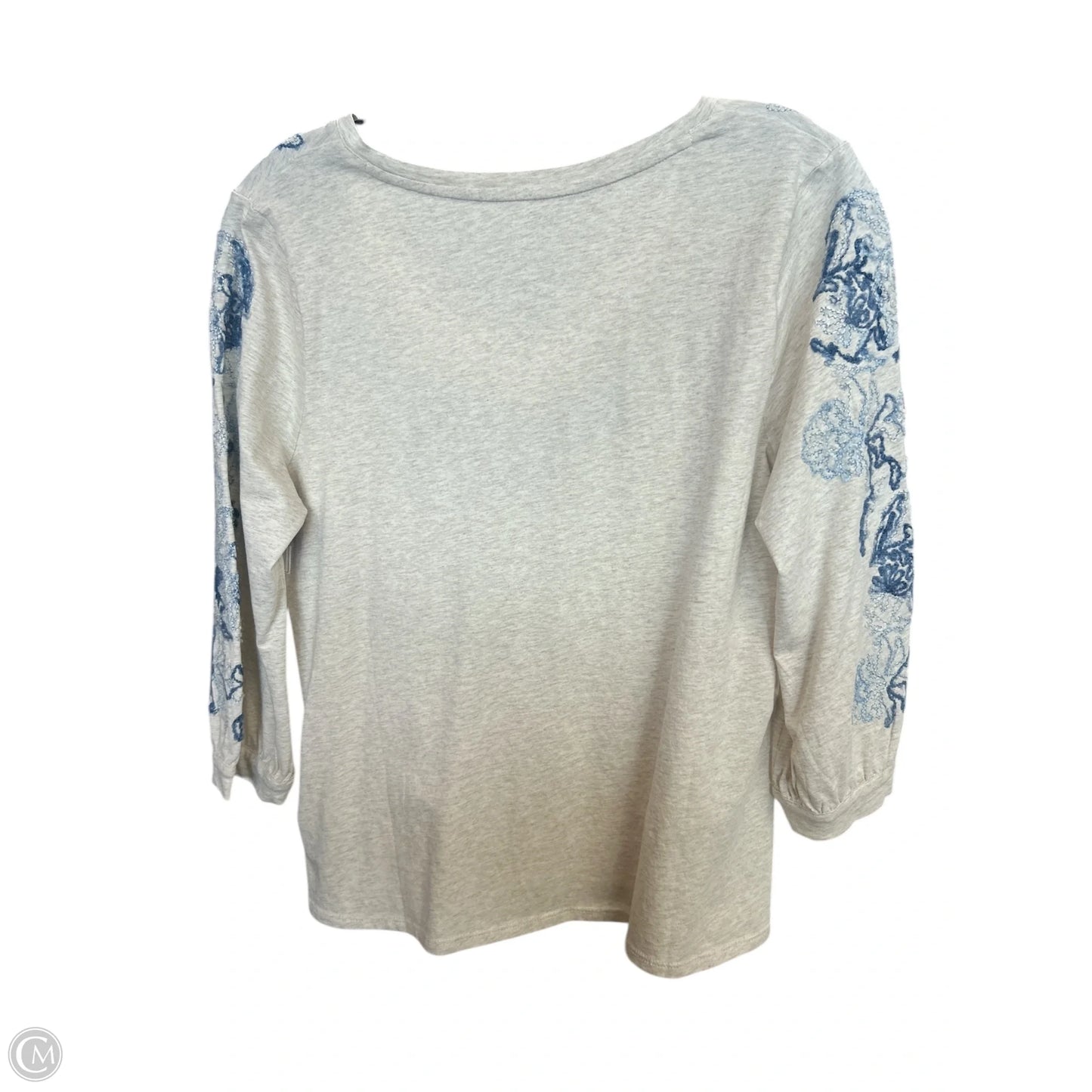 Top Long Sleeve By Pure Jill In Cream, Size: S