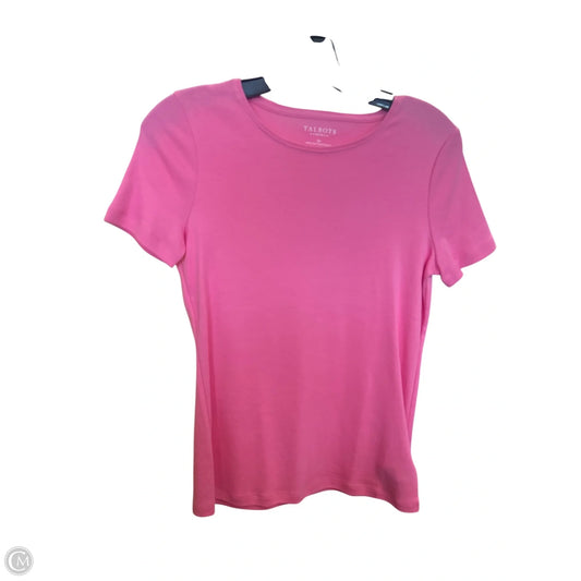 Top Short Sleeve By Talbots In Pink, Size: Sp