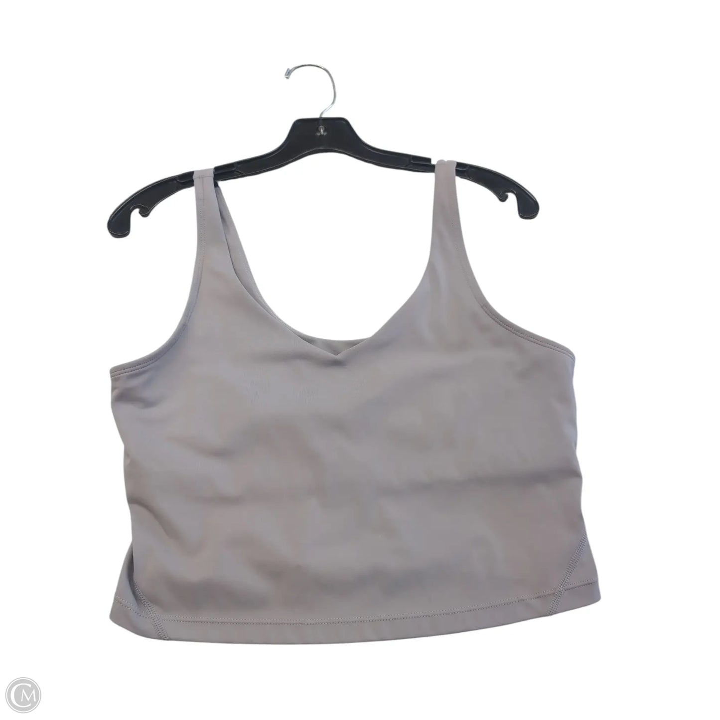Athletic Bra By Clothes Mentor In Grey, Size: M