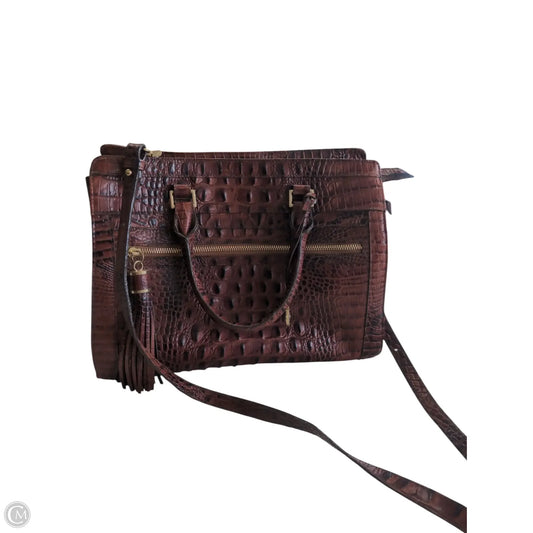 Handbag Designer By Brahmin, Size: Large