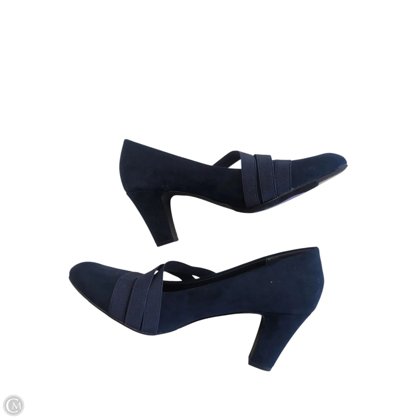 Shoes Heels Block By Easy Street In Blue, Size: 9