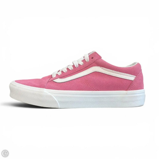 Shoes Sneakers By Vans In Pink, Size: 8