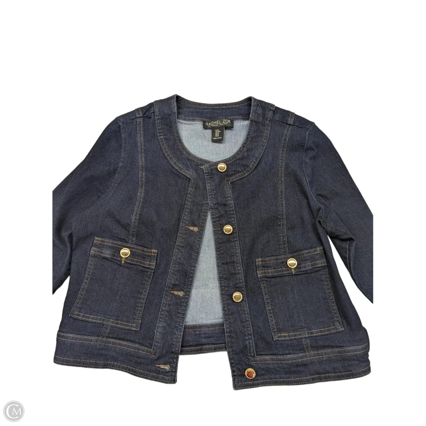 Jacket Denim By Rachel Zoe In Blue Denim, Size: M